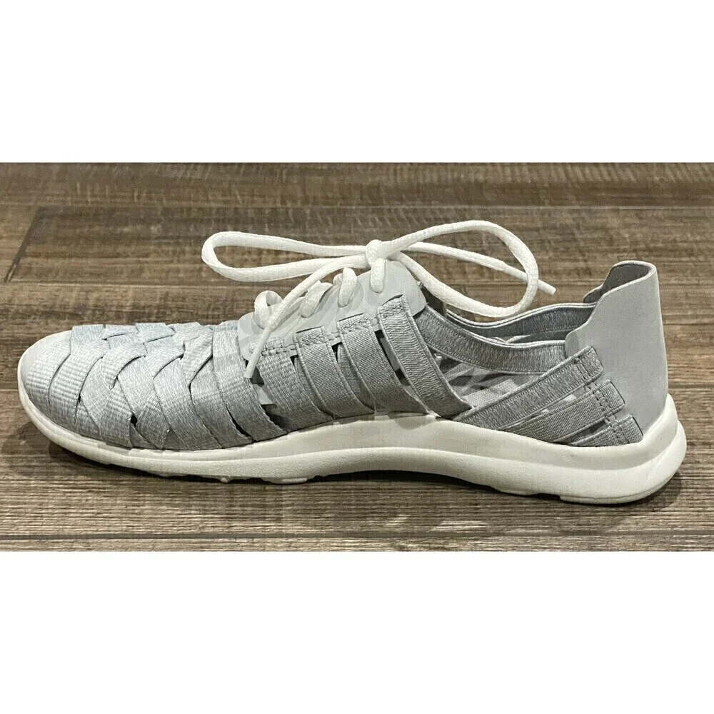 MERRELL Women's Weave Size 7 Lightweight Sneakers HIGH RISE Shoes Grey Sneakers
